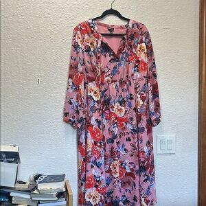 Torrid blush and pink floral Dress